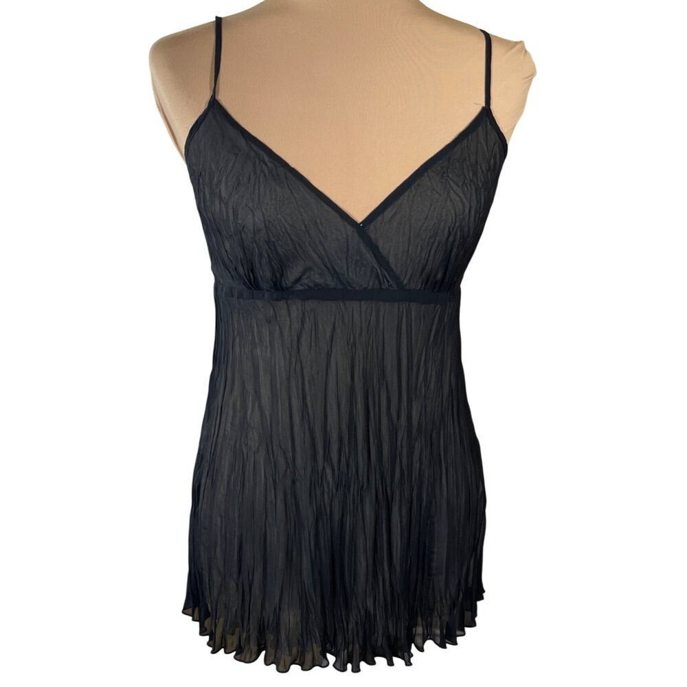 WHBM Skirt & Camisole Set Black Sheer Cocktail Size S Small - Picture 6 of 11